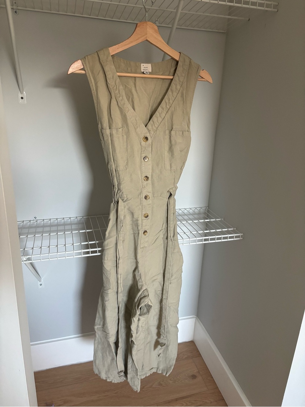 a new day Olive-Green Utility Jumpsuit